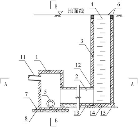 一种旁通式排水管道检查井结构的制作方法