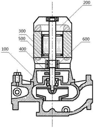 鼠笼表贴式自启动永磁同步电机驱动的管道泵的制作方法