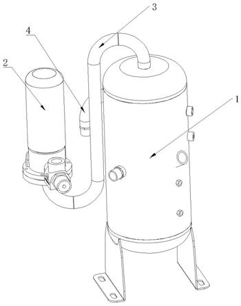 一种空心管外置的油气分离器的制作方法