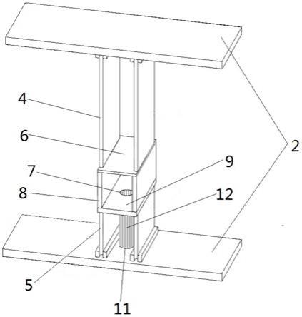 一种拉索幕墙支撑钢梁双向开洞连接结构的制作方法