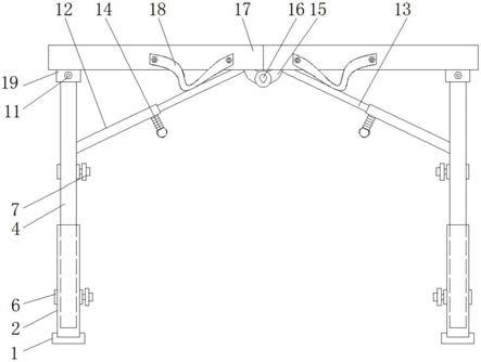 一种室内装饰装修用具有升降功能的梯子的制作方法