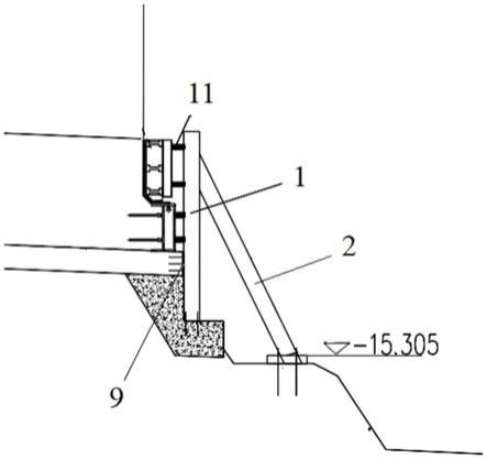 一种现浇沉管端钢壳高精度安装辅助体系的制作方法