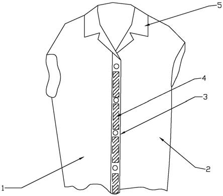 一种防门襟起吊的开衫的制作方法