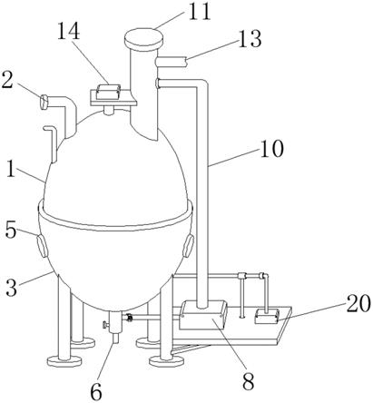 一种工业上用于气液分离的装置的制作方法