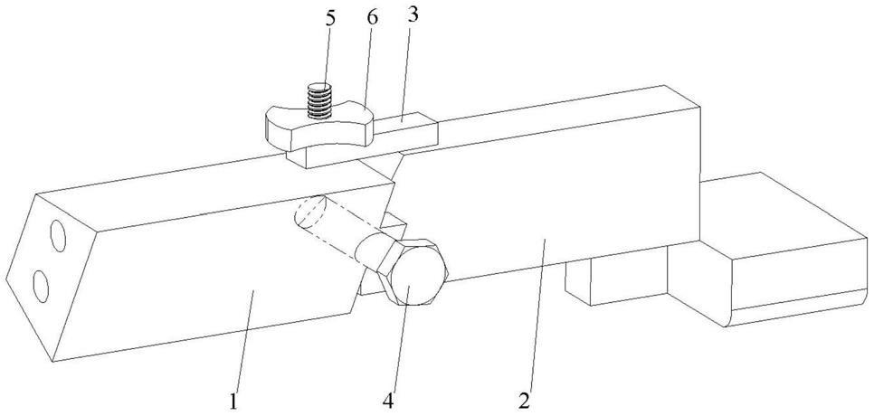 一种FOCKE350商标纸输送导板可转动支座的制作方法