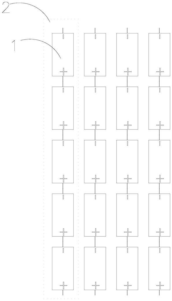 一种光伏组串的组件间接头结构及光伏组串结构的制作方法