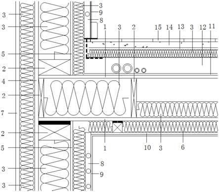 节能木结构建筑墙体与楼板的连接结构的制作方法