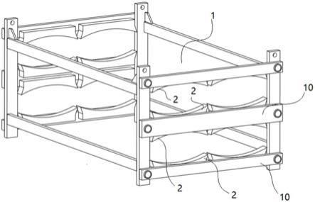 一种长管件的钢结构包装装置的制作方法