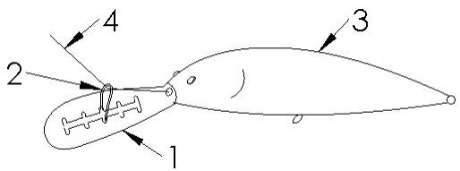 可移动前置牵引点的米诺路亚饵的制作方法