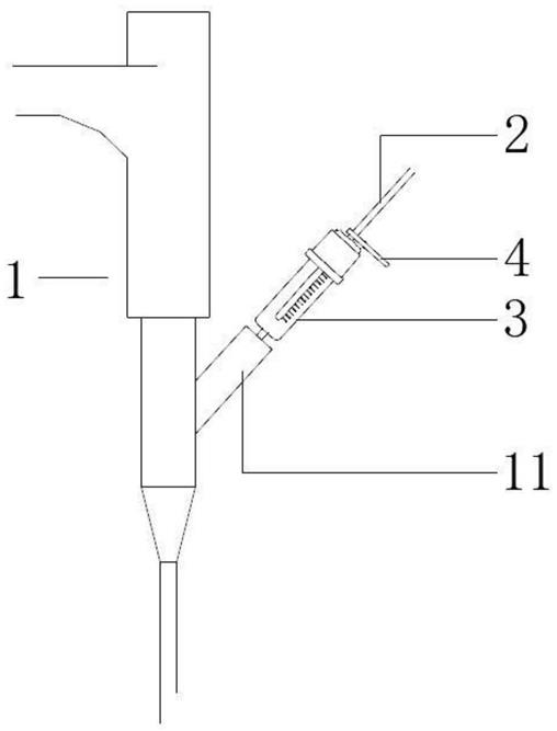一种气管镜的测距卡口的制作方法