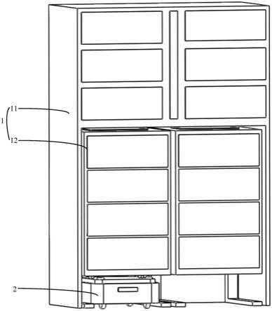 固定柜体、移动柜体、货柜和货物配送系统的制作方法