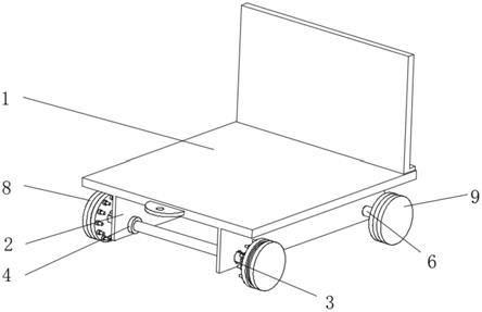 一种轨道式平板车用自锁装置的制作方法