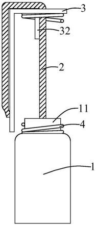 一种微型且带有导电插头的一体式压簧碳刷结构的制作方法