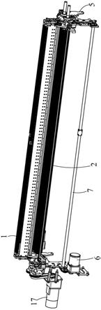 一种针织横机的双层牵引罗拉装置的制作方法
