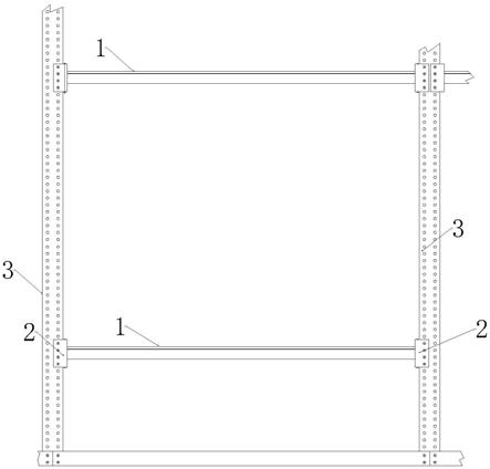 具有缓冲结构的重型货物用横梁式货架的制作方法