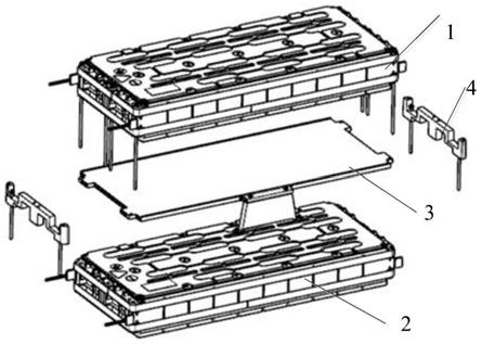 一种二层电池模组连接结构和电池包的制作方法