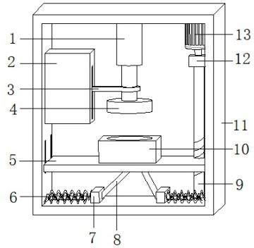 一种可以根据压缩冲头自动调整水平线的压缩机底板装置的制作方法