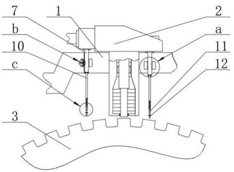 一种旋转电磁式传感器的装配结构的制作方法