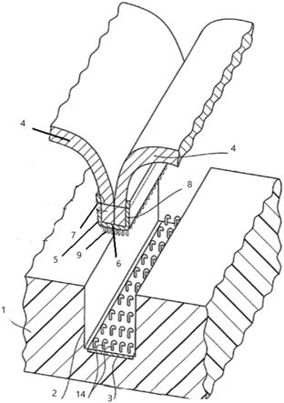 具有环的针织设备，特别是用于形成用于连接机动车辆座椅罩的自粘紧固件的阴部件的制作方法