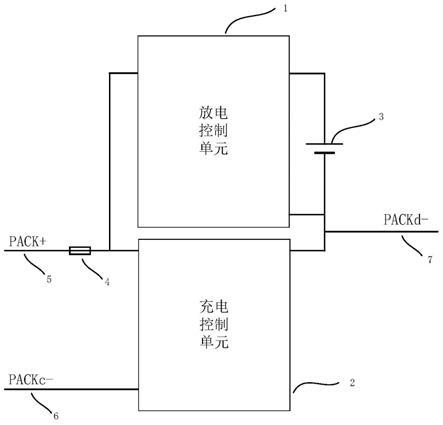 单电芯锂离子电池充放电保护器的制作方法