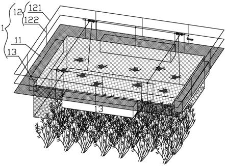 牧鱼控草式河蟹养殖池塘水质控制装置及方法与流程