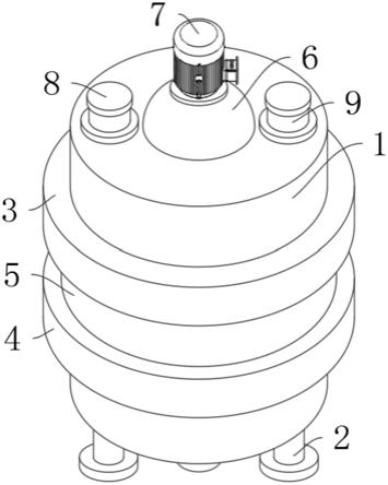 一种具有减震降噪功能的立式混合搅拌桶的制作方法