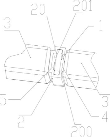 晾衣架加强杆的连接结构的制作方法