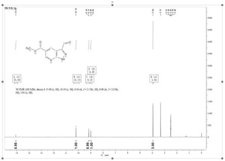 一种3-甲酰基-1H-吡唑并[3,4-b]吡啶-5-羧酸甲酯的合成方法与流程