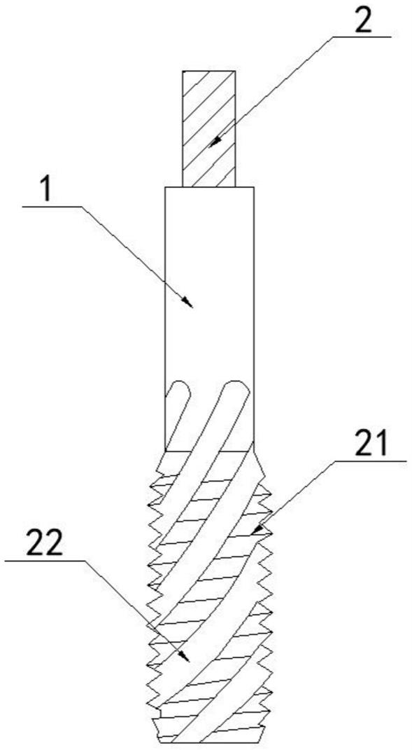 一种可减震的丝锥螺纹刀的制作方法