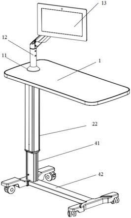 一种可移动升降餐桌的制作方法