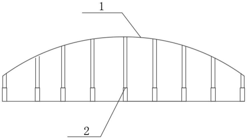 温室大棚的顶部高度调节装置的制作方法