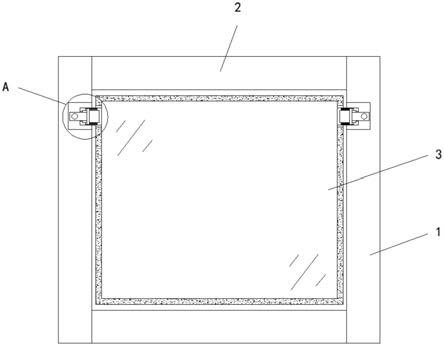 一种隐框式玻璃幕墙安装结构的制作方法