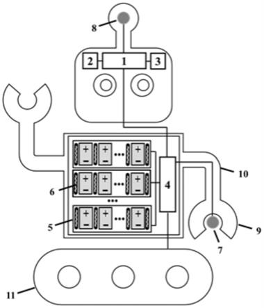 一种移动式固态电池供电机器人的制作方法