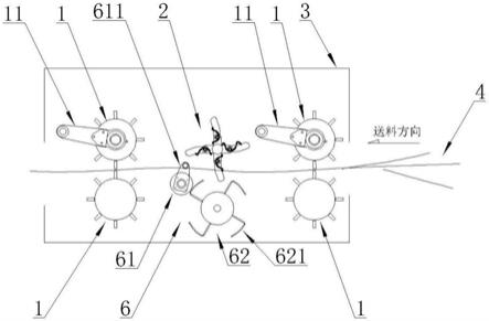 整杆式甘蔗剥叶装置及其压叶机构的制作方法