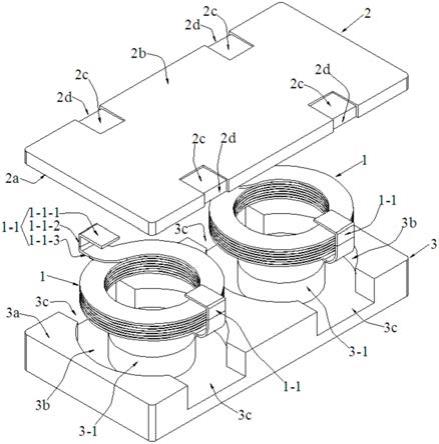 一种合并式贴片大电流电感的制作方法