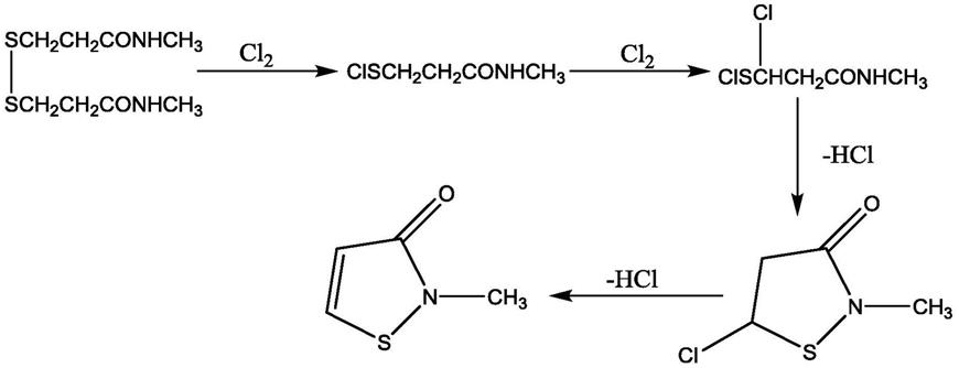 2-甲基-4-异噻唑啉-3-酮的连续化生产方法与流程