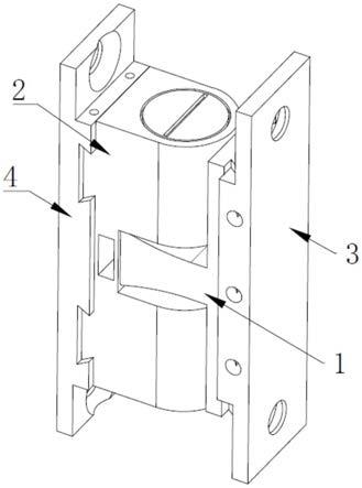 一种带滑块结构的磁性门吸的制作方法