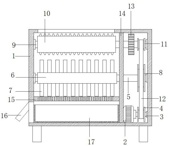 一种基于废料粉碎回收机构的制作方法