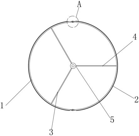 一种可折叠收纳的灯笼支撑架的制作方法