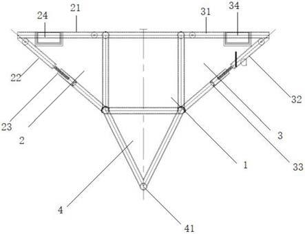 一种免拆模钢筋桁架楼承板的支撑桁架及支撑体系的制作方法