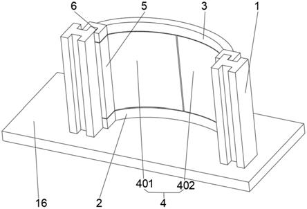 SWM桩及旋喷咬合组合拱形支护结构墙的制作方法