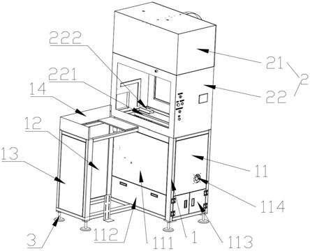 一种激光焊接机的激光器安装柜的制作方法