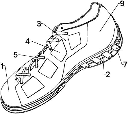 一种减震透气式安全运动鞋的制作方法