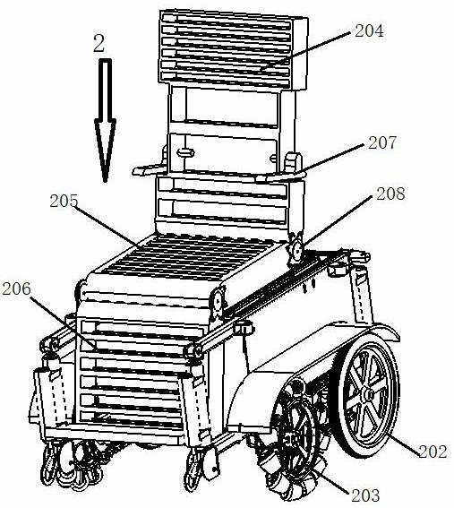 一种重心可调节式折叠轮椅的制作方法