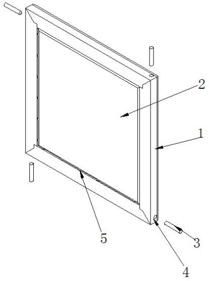 一种防脱落的冰箱铝合金边框的制作方法