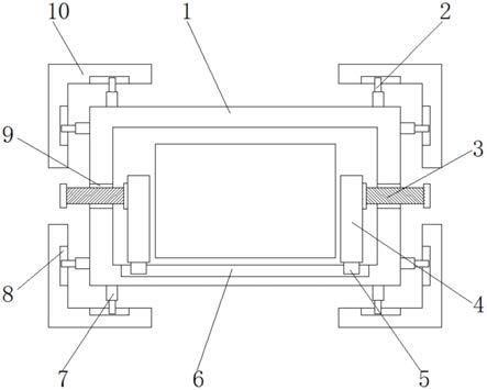 一种汽车零部件模具转运用防护结构的制作方法