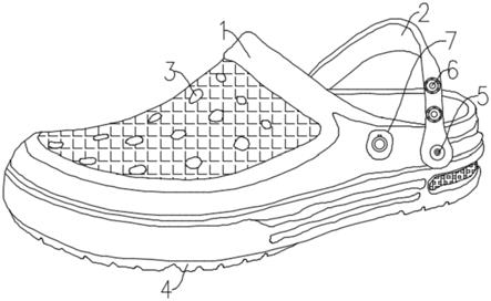 一种EVA塑胶粒制防滑花园鞋的制作方法