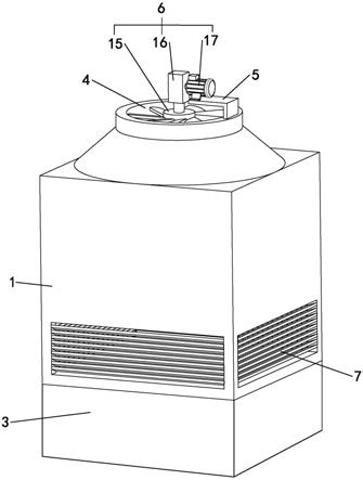 一种无填料喷雾式冷却塔的制作方法