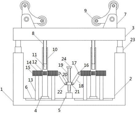 一种焊接滚轮架用高度调节装置的制作方法