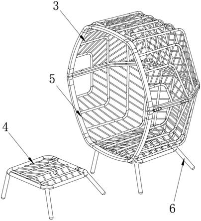 一种多功能组合式鸟巢座椅的制作方法